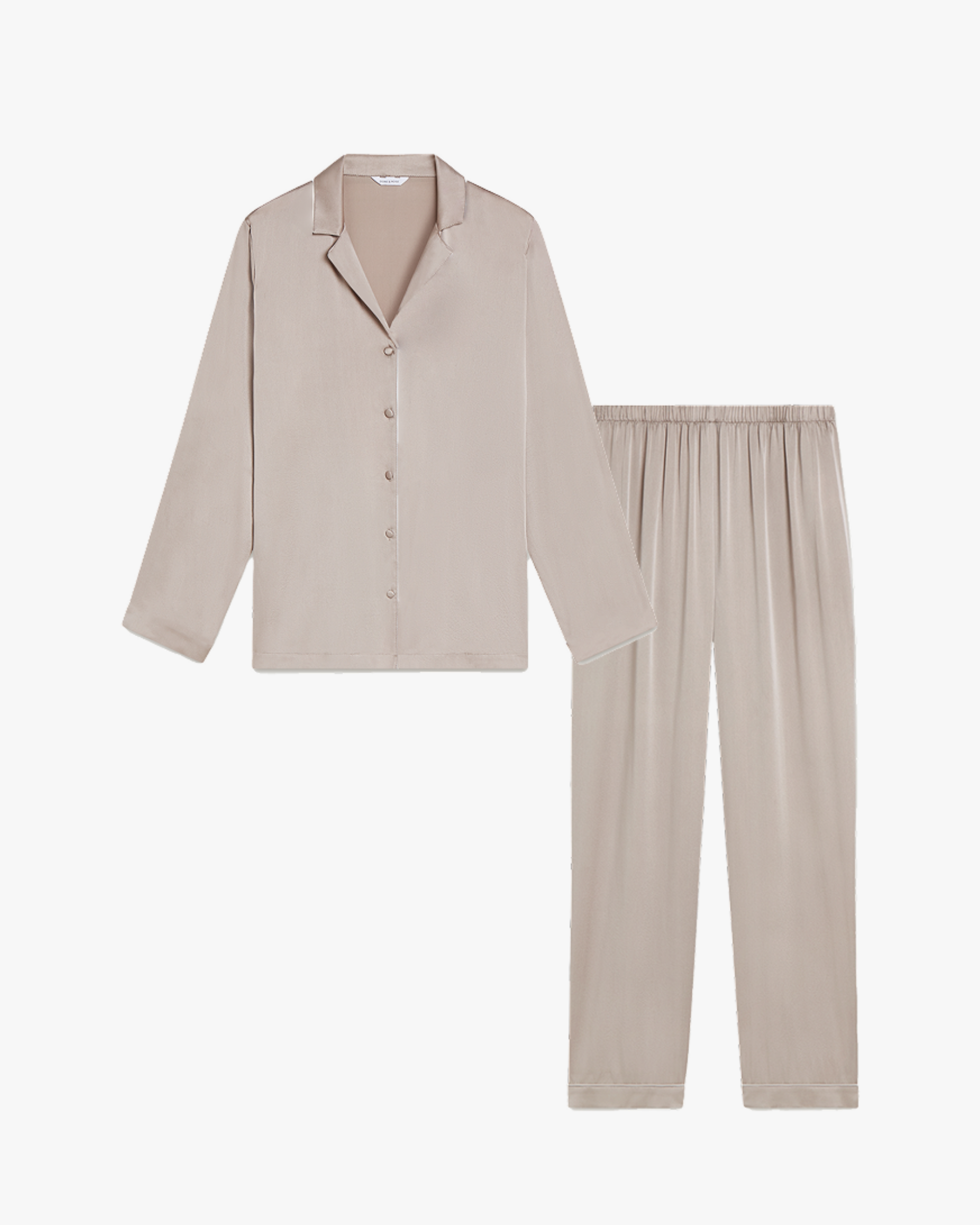 Soiré Sable Silk Pyjama Set