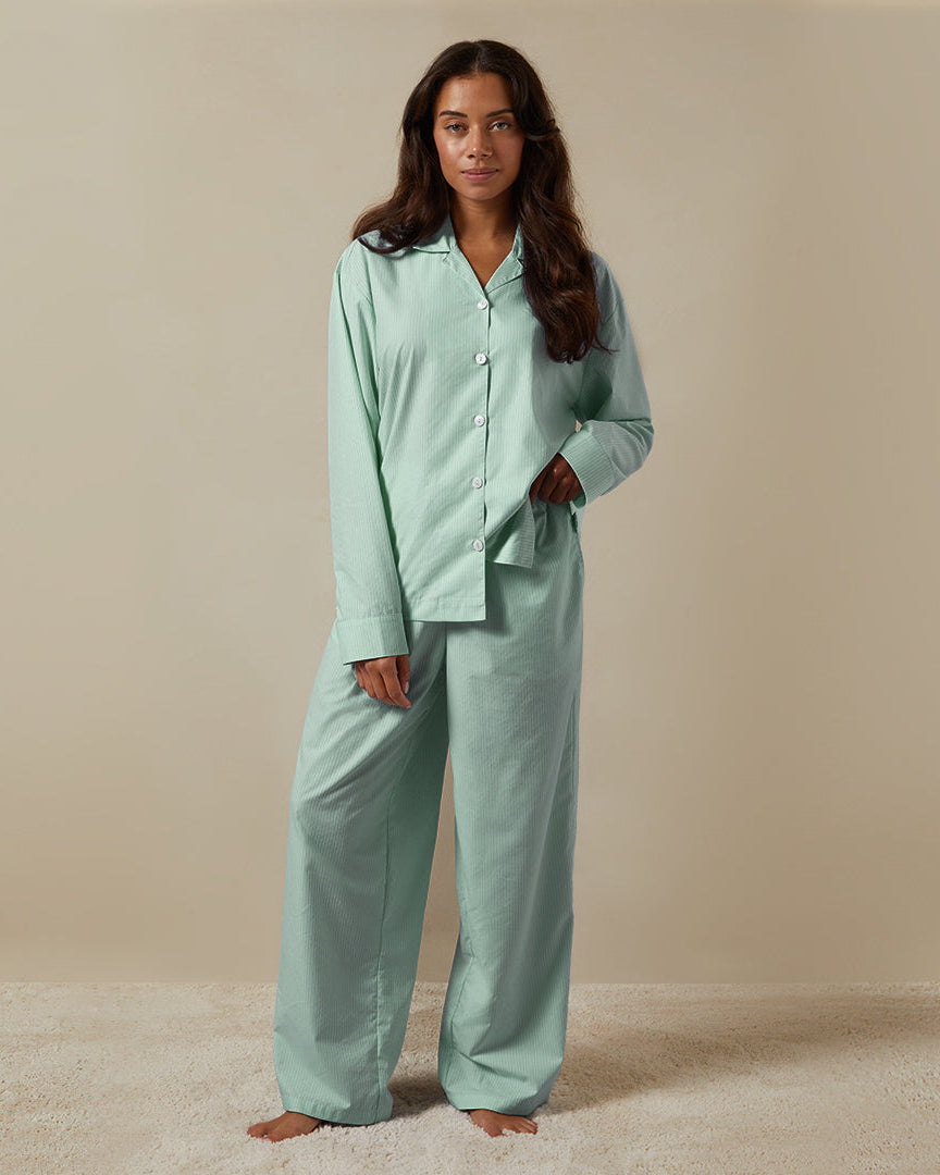 Verde Stripe Pyjama Set